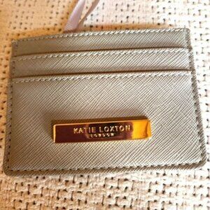 Katie Loxton London Alise Stamped Stone Pocketed Vegan Leather Small Card Holder